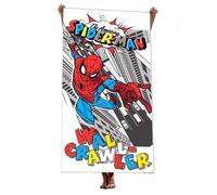 Toalla De Playa Spiderman Hombre Araña Cómic De Algodón 70x140cm