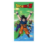 Toalla infantil de dragon ball-multicolor-70x140cm-elaborada con 100%