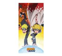 Toalla infantil de naruto - multicolor - 70x140 cm - elaborada con 100
