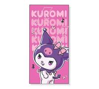 Toalla kuromi hello kitty microfibra
