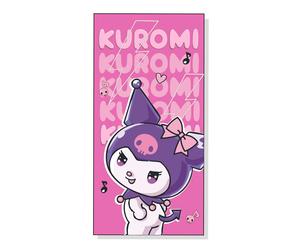 Toalla kuromi hello kitty microfibra