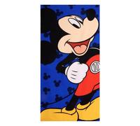 Toalla Mickey Mouse 70 x 140 cm Niño y Niña - Toalla Infantil Disney Mickey Mouse Suave y Absorbente para Playa, Piscina y Natación, Toalla Infantil Verano 2-10 Años