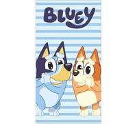 Artesenía Cerdà Toalla Microfibra Bluey y Bingo a rayas 140x70 Infantil