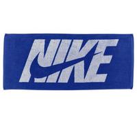 Toalla nike jacquard towel medium 80 cm x 35 cm blanco azul Single