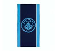 Toalla Oficial del Manchester City FC Character World | Tacto súper Suave, diseño del Club de fútbol hogar, baño, Playa y Piscina | Talla única 75 cm x 150 cm | 100% algodón