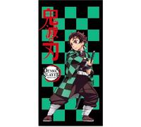 Toalla Playa o Piscina Microfibra Demon Slayer Tanjiro de 140x70cm