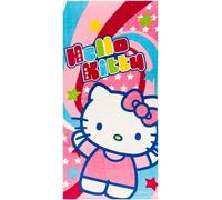 Toalla Playa Piscina BAÑO Hello Kitty Super Star - 150 x 75cm 100% Algodón