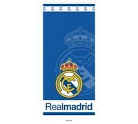 Toalla Playa Piscina infantil Real Madrid CF Franja Blanca Oficial 70x140cm