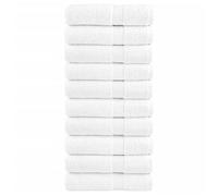 Toallas De Baño Solund 10 Uds Blanco 100x150 Cm 600 Gsm Vidaxl