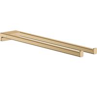 hansgrohe AddStoris Toallero de baño doble, bronce cepillado, 41770140