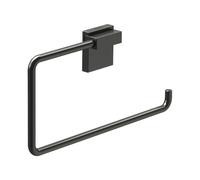 Toallero Anilla Hecho en Metal Rubik 22,8cm Negro Mate Roca