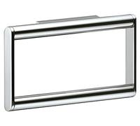 Toallero anilla KEUCO de metal cromado de alto brillo, 22,6 cm de ancho, redondo, para baño y aseo de invitados, montaje en pared, toallero, Plan