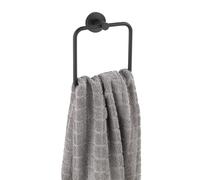 Toallero aro de acero inoxidable bosio negro