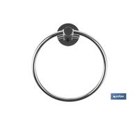 Toallero circular modelo lagoa inox 304 brillo