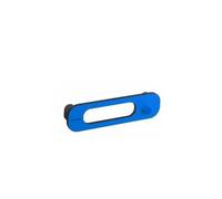 Toallero con percha para baño de 36 cm en material fenólico en color amarillo o azul WCKIDS de Unisan - Azul