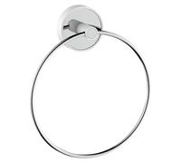 Toallero de anilla Fusión (Ancho: 16,5 cm, Blanco/Cromo, Brillante)