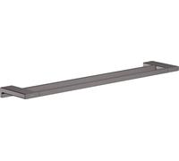 Hansgrohe Toallero de baño AddStoris doble 65 cm cromo negro cepillado 41743340