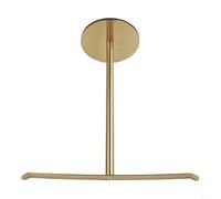 Toallero de baño dorado independiente de acero inoxidable 304 para toallas enrolladas espacios pequeños elegante soporte de metal