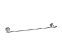 Toallero de baño MO206 (Ancho: 85 mm, Sencillo, Efecto de acero inoxidable)
