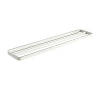 Toallero de barra (Blanco, Largo: 70 cm, Ancho: 12,5 cm)