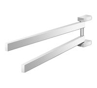 Toallero de barra LINEA 44 cm, doble, pulido, acero inoxidable, Zack