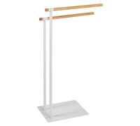 Toallero de barra Macao (L x An x Al: 24 x 43 x 79 cm, Acero, Blanco)