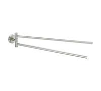 Tesa Toallero Moon 40303-00000-00 autoadhesivo brazo oscilante apariencia de acero inoxidable cromo