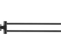 Toallero Duravit D-Code, suspendido, 2 brazos, orientable, 0099224600, Color: Negro Mate
