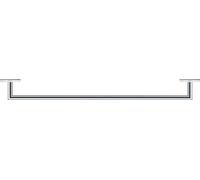 Toallero Duravit Karree 60cm, cromo, 0099591000