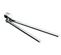 Toallero emco rondo 2, de 2 brazos, giratorio, 464 mm, cromado, 455000146