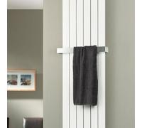 Toallero HSK 510 mm, adecuado para los radiadores de diseño Atelier Line y Alto, 860001-510-04, Color: blanco