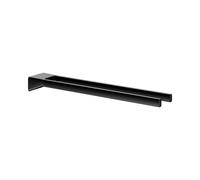 Toallero KEUCO AVENO, 450 mm de profundidad, 2 brazos, rígido, 14618370000, Color: Negro Mate