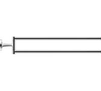 Duravit Starck T - Toallero doble giratorio, longitud 47 cm, cromo 0099411000