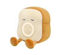 Toast - Reloj despertador LED con forma de pan, lámpara multifuncional regulable, decoración del hogar para niños, adolescentes, decoración de habitación, accesorios de escritorio
