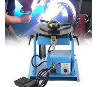 Tocadiscos de posicionamiento giratorio para soldadura, capacidad de 10 kg, ángulo ajustable de 0 a 90°, mandril de 3 mandíbulas, velocidad variable para posicionamiento de precisión