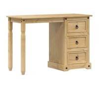 vidaXL Tocador Corona de madera maciza de pino 110x47x75 cm