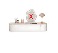 Tocador Maquillaje Montado En La Pared con Cajón,Moderno Armario de Almacenamiento Blanco for vestidor,Espacios pequeños,Vanity de Escritorio Moderno for Dormitorio