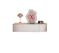 Tocador Maquillaje Montado En La Pared con Cajón,Moderno Armario de Almacenamiento Blanco for vestidor,Espacios pequeños,Vanity de Escritorio Moderno for Dormitorio