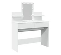Tocador - tocador de maquillaje - mesa de tocador con luces led blanco 100x40x130 cm