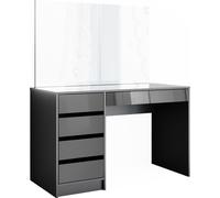 Tocador Vicco Sherry Antracita 120 cm con espejo, Model 36885