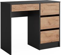 Tocador Vicco Sherry Antracita/Roble dorado 90 x 75 cm sin espejo, Model 52022