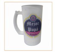 Tocaregalar. Jarra Cerveza Mejor Papá Personalizada. Día del padre. Regalo Original.