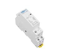 TOCT1 2P 25A 24V DC 12V bobina 220V/230V 50/60HZ carril Din hogar ac contactor Modular 2NO o 1NO 1NC(DC 24V 1NO 1NC)