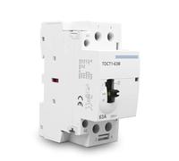 TOCT1 2P 63A 220V/230V 50/60Hz Din Rail Contactor modular de CA con interruptor manual 2NO o 1NO 1NC o 2NC(2NC)