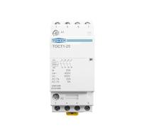 TOCT1 4P 25A 110V BOBINA 50/60HZ Riel Din Hogar ac Contactor modular 4NO o 2NO 2NC Contactores(110V,2NO2NC)