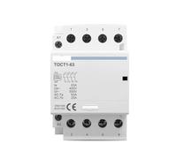 TOCT1 4P 63A 220V BOBINA 400V~ 50/60Hz Carril DIN Contactor modular de CA doméstico 4NO 2NO2NC 4NC(4NC)