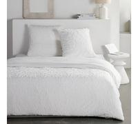 Today Essential Juego de Cama 2 Personas, 220 x 240 cm, Efecto Capitoné Floral Blanco, TOD3574641307523