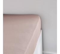 TODAY Essential - Sábana Bajera de 90 x 190 cm, 1 Persona Jersey 100% algodón, Color Rosa