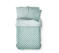 Today HC3 - Juego de Funda nórdica de 220 x 240 cm y 2 Fundas de Almohada 100% poliéster, Color Verde