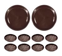 Toddmomy 10 platillos para Plantas de Interior, Bandeja de Goteo Resistente para macetas, Base de Drenaje de 11,4 Pulgadas para macetas de jardín al Aire Libre.